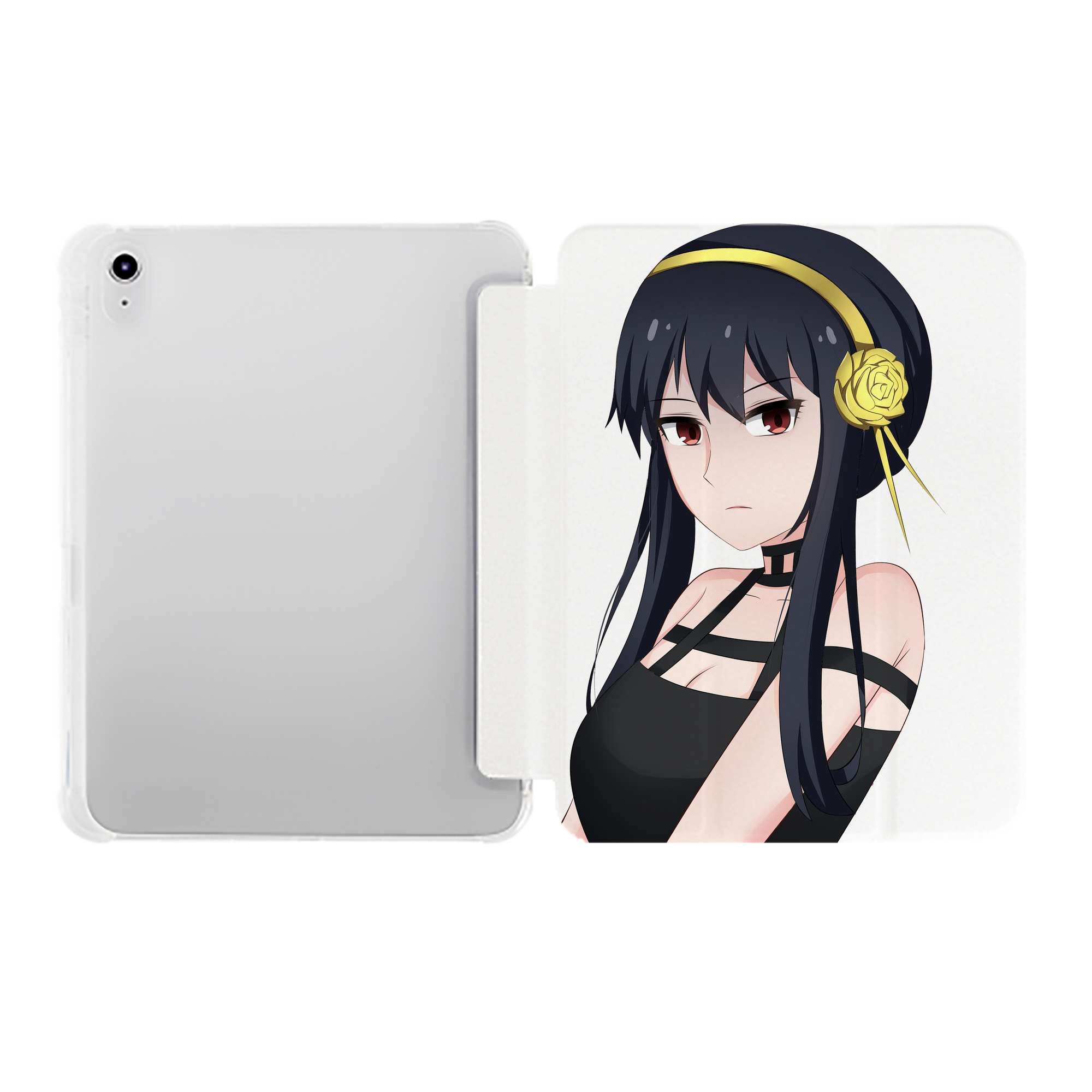 （画像用） SPY×FAMILY间谍家家酒 IPad ケース ペン収納付き 三つ折りスタンド PUレザー×シリコン 対応機種9.5/10.5/10.9インチ